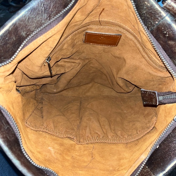 Patricia Nash Brown and Blue Patterned Bag - Picture 5 of 5